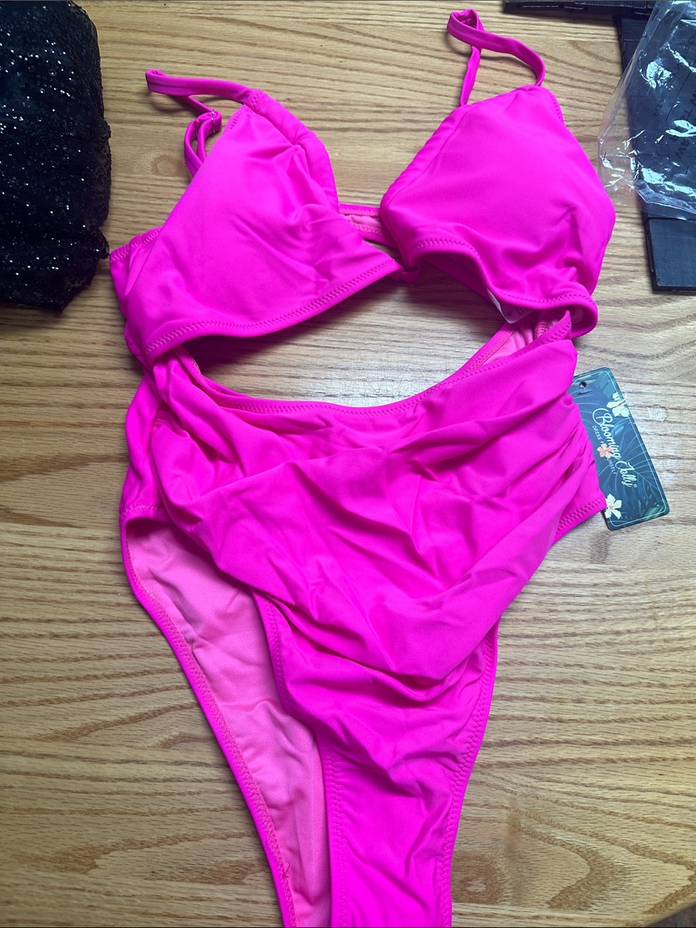 Women’s Hot Pink One-Piece Swimsuit